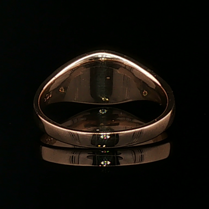 Ladies Pentacle Ring in Antique Bronze - Le Dragon Argenté