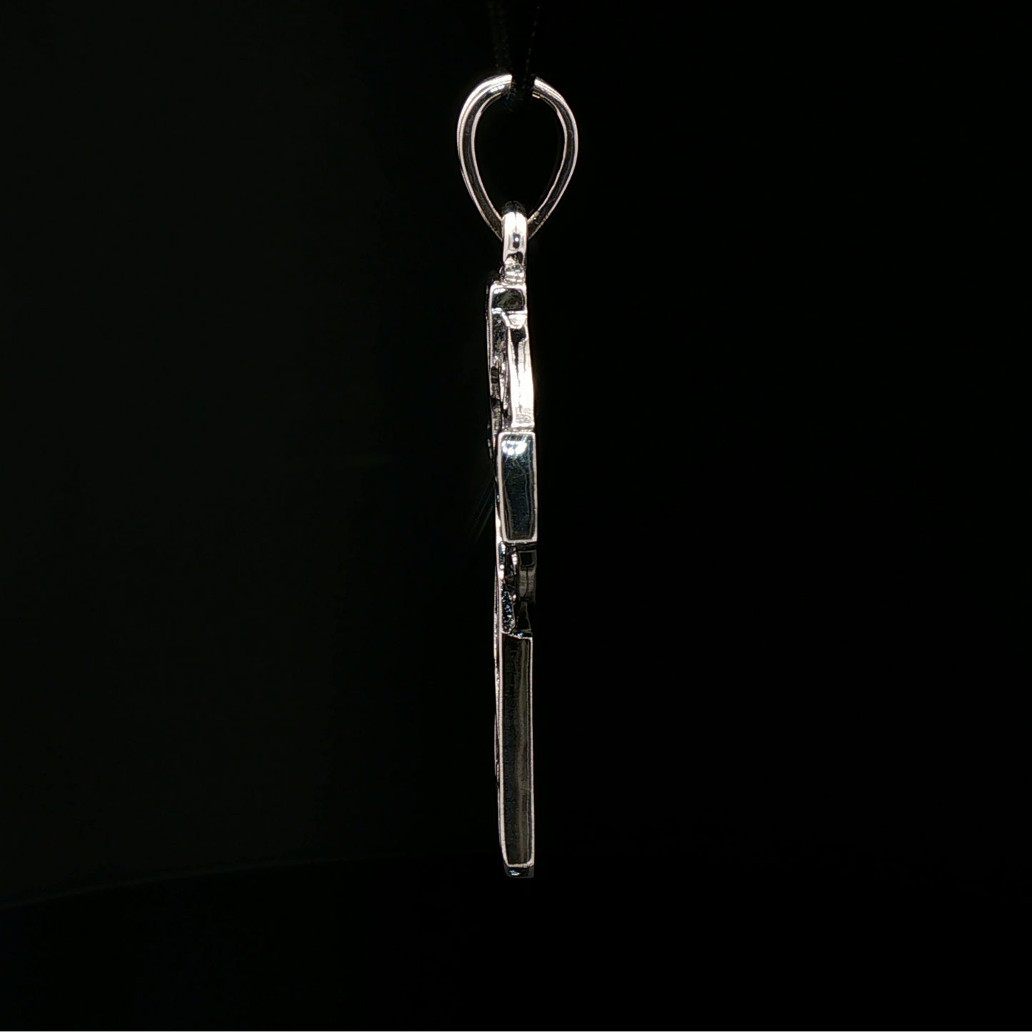 Large Celtic Cross in Sterling Silver - Le Dragon Argenté
