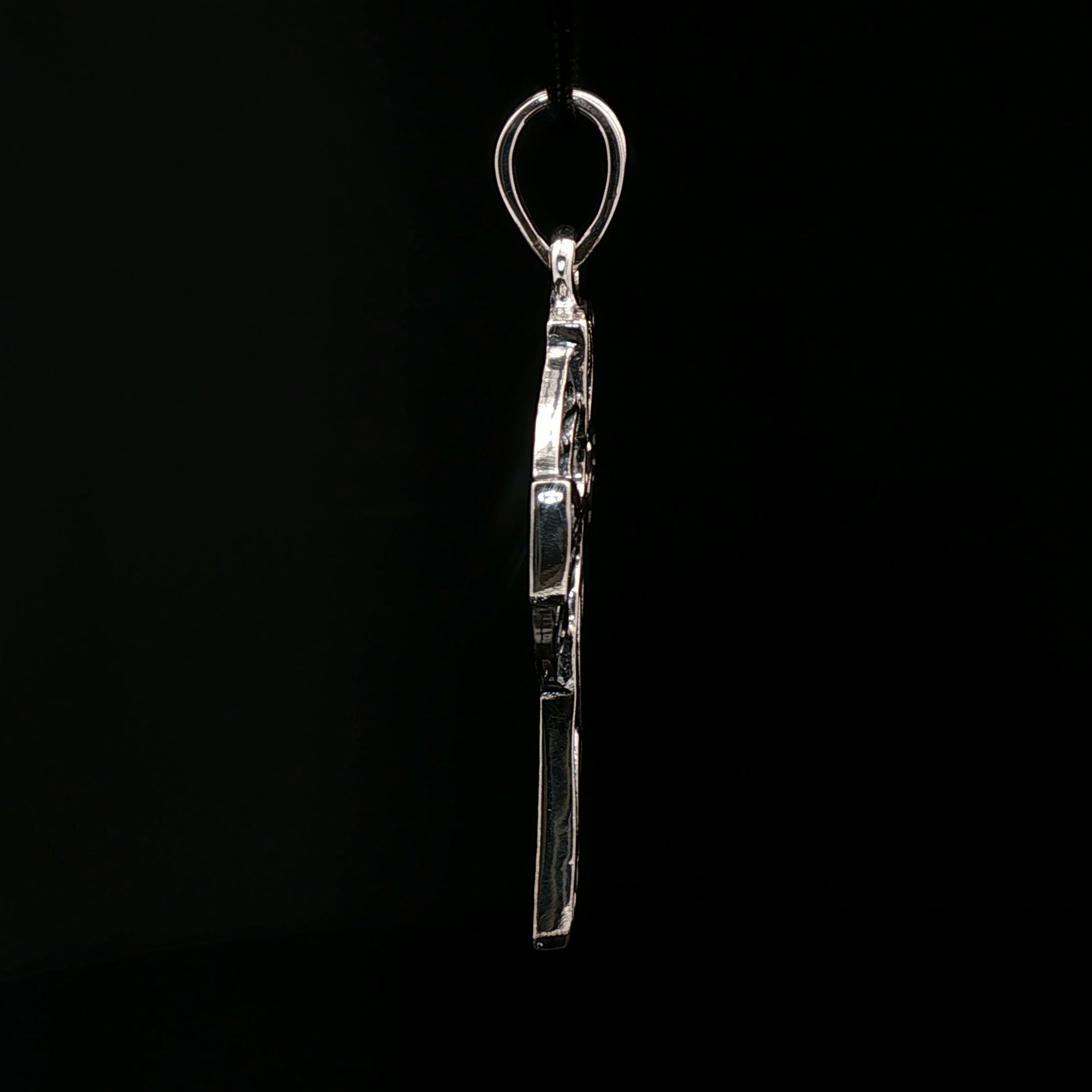 Large Celtic Cross in Sterling Silver - Le Dragon Argenté