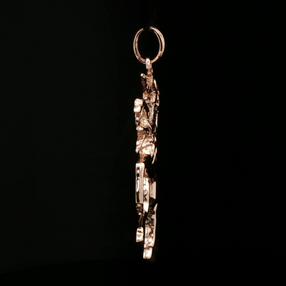 Large Renaissance Unicorn Pendant - Le Dragon Argenté
