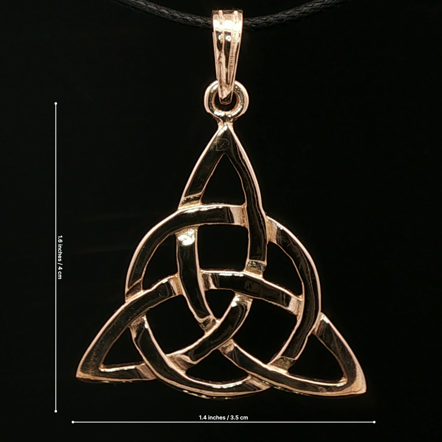 Large Triquetra Pendant - Le Dragon Argenté