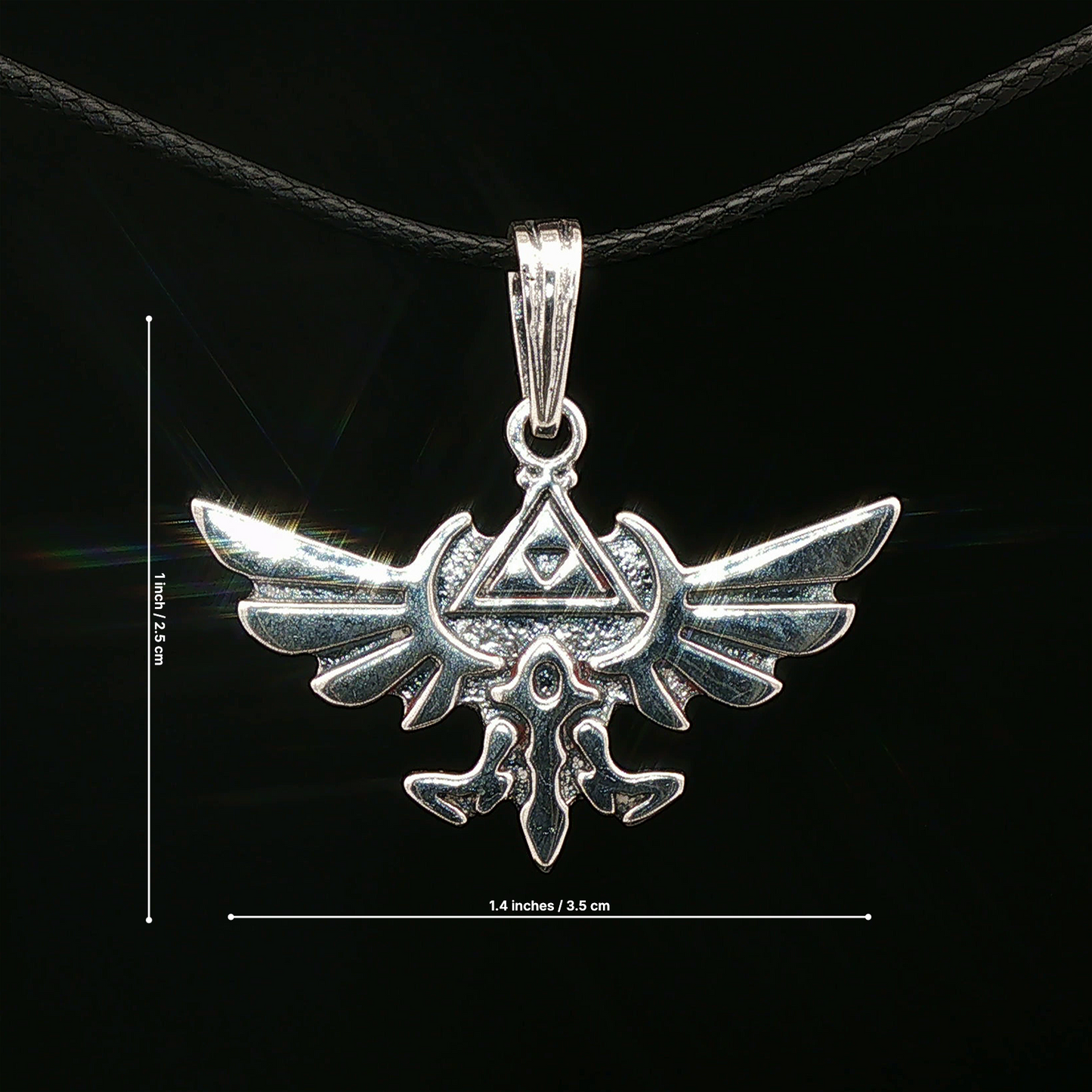 Legend of Zelda Pendant in Sterling Silver - Le Dragon Argenté