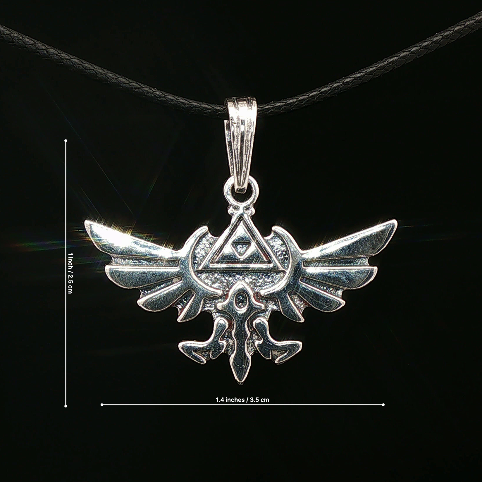 Legend of Zelda Pendant in Sterling Silver - Le Dragon Argenté