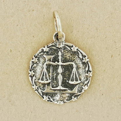 Zodiac Medallion Libra in Sterling Silver, Libra Zodiac Medallion, Libra Zodiac Pendant, Silver Libra Pendant, Silver Libra Medallion,  Silver Libra Zodiac Pendant, Bronze Libra Zodiac Pendant, Birthday Gift For Libra, Libra Birthday Gift, Zodiac Sign Silver Jewelry, Zodiac Sign Silver Jewellery, Zodiac Sign Jewellery