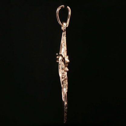 Merlin Sword Pendant in Antique Bronze - Le Dragon Argenté