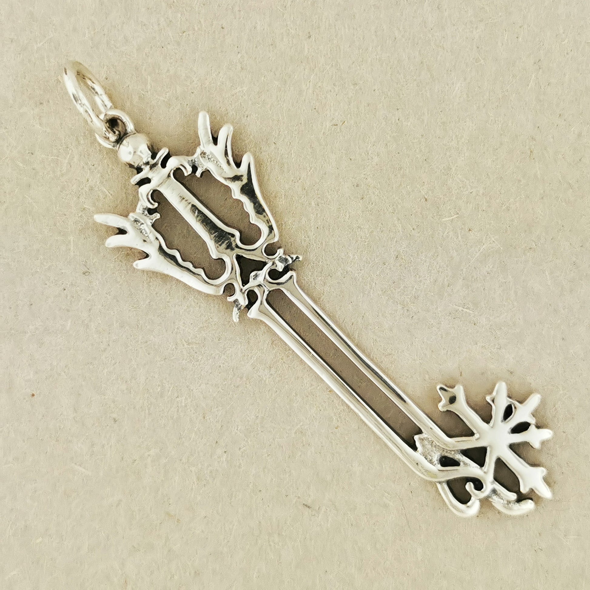 Kingdom Hearts Oathkeeper Keyblade Pendant in Sterling Silver or Antique Bronze, video game pendant, silver key pendant, gamer feek jewelry, gamer geek jewellery, KH Keyblade Pendant, Silver Key Pendant, Silver Keyblade Pendant, One Winged Angel Pendant, Oathkeeper Keyblade Pendant, Silver Keyblade Pendant, Silver Cosplay Pendant, Bronze Cosplay Pendant, Antique Bronze Key, Anitque Bronze Keyblade Pendant
