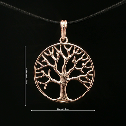 Tree of Life Pendant in Antique Bronze - Le Dragon Argenté