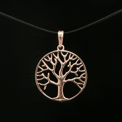 Tree of Life Pendant in Antique Bronze - Le Dragon Argenté