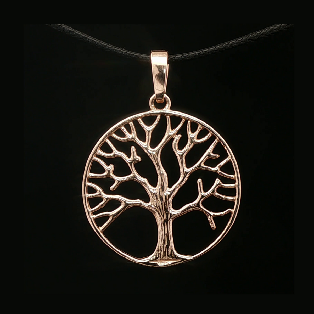 Tree of Life Pendant in Antique Bronze - Le Dragon Argenté