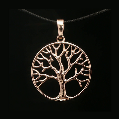 Tree of Life Pendant in Antique Bronze - Le Dragon Argenté