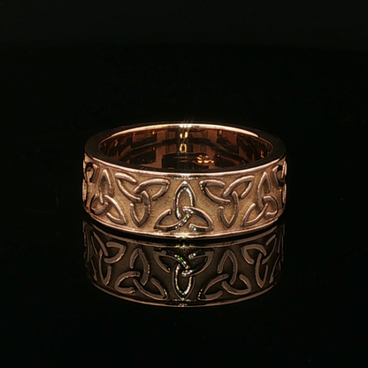 Triquetra Band in Antique Bronze - Le Dragon Argenté