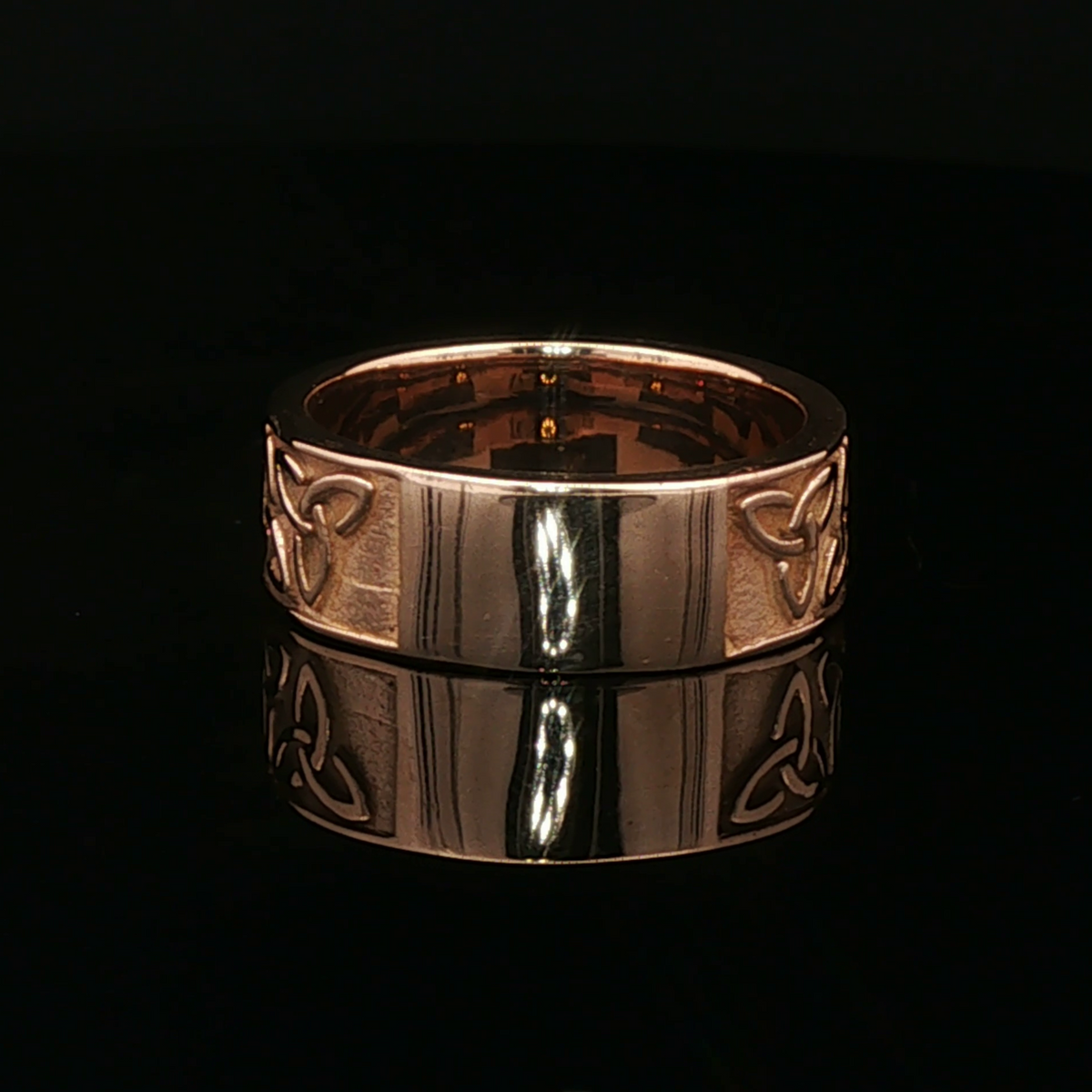 Triquetra Band in Antique Bronze - Le Dragon Argenté