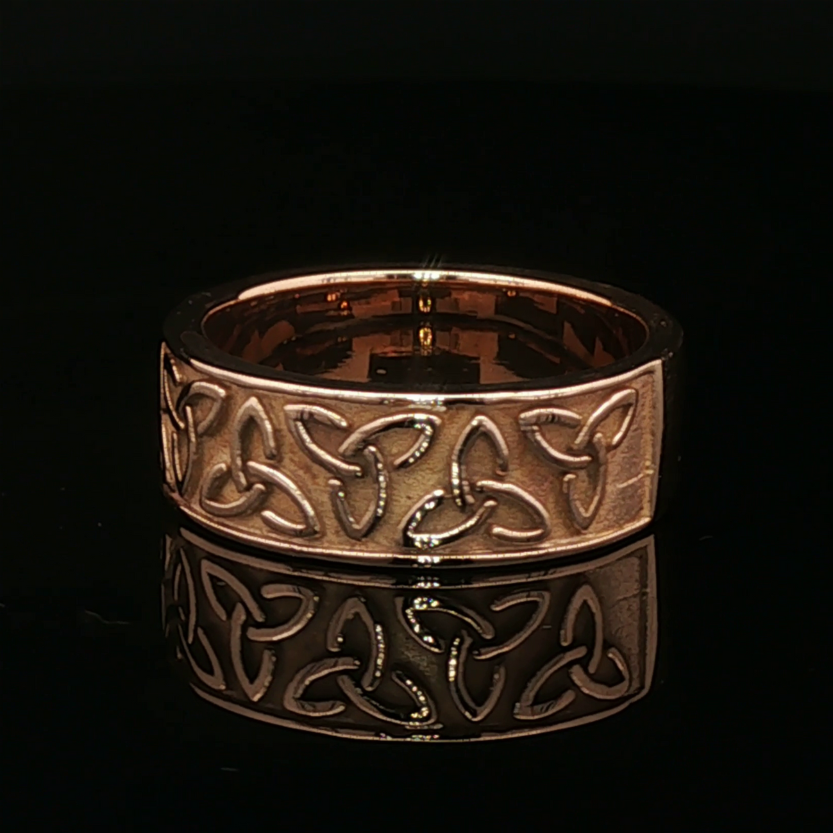 Triquetra Band in Antique Bronze - Le Dragon Argenté