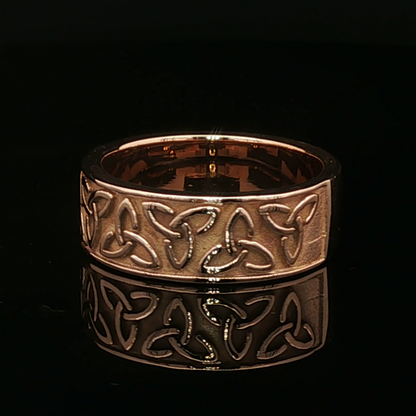 Triquetra Band in Antique Bronze - Le Dragon Argenté