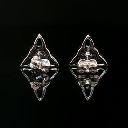 Triquetra Stud Earrings in Sterling Silver