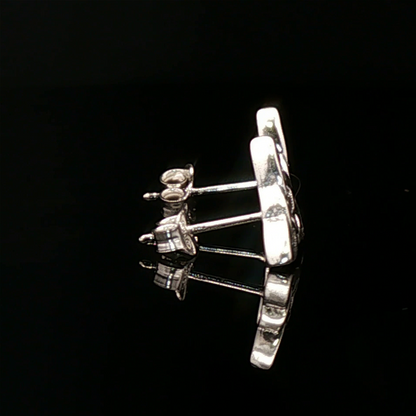 Triquetra Stud Earrings in Sterling Silver