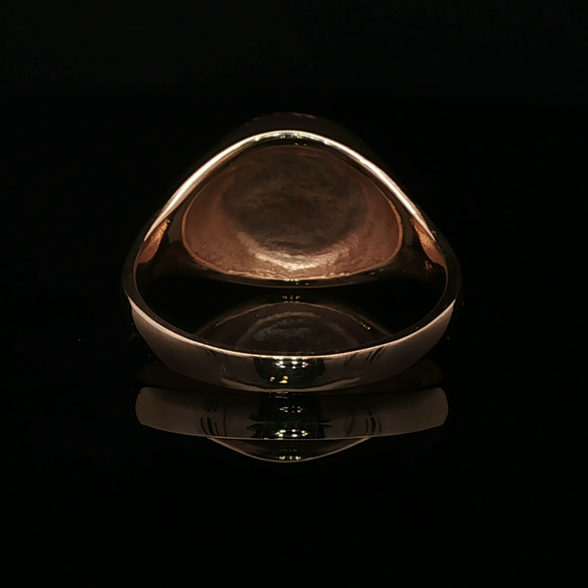 Utena Rose Signet Ring in Antique Bronze - Le Dragon Argenté
