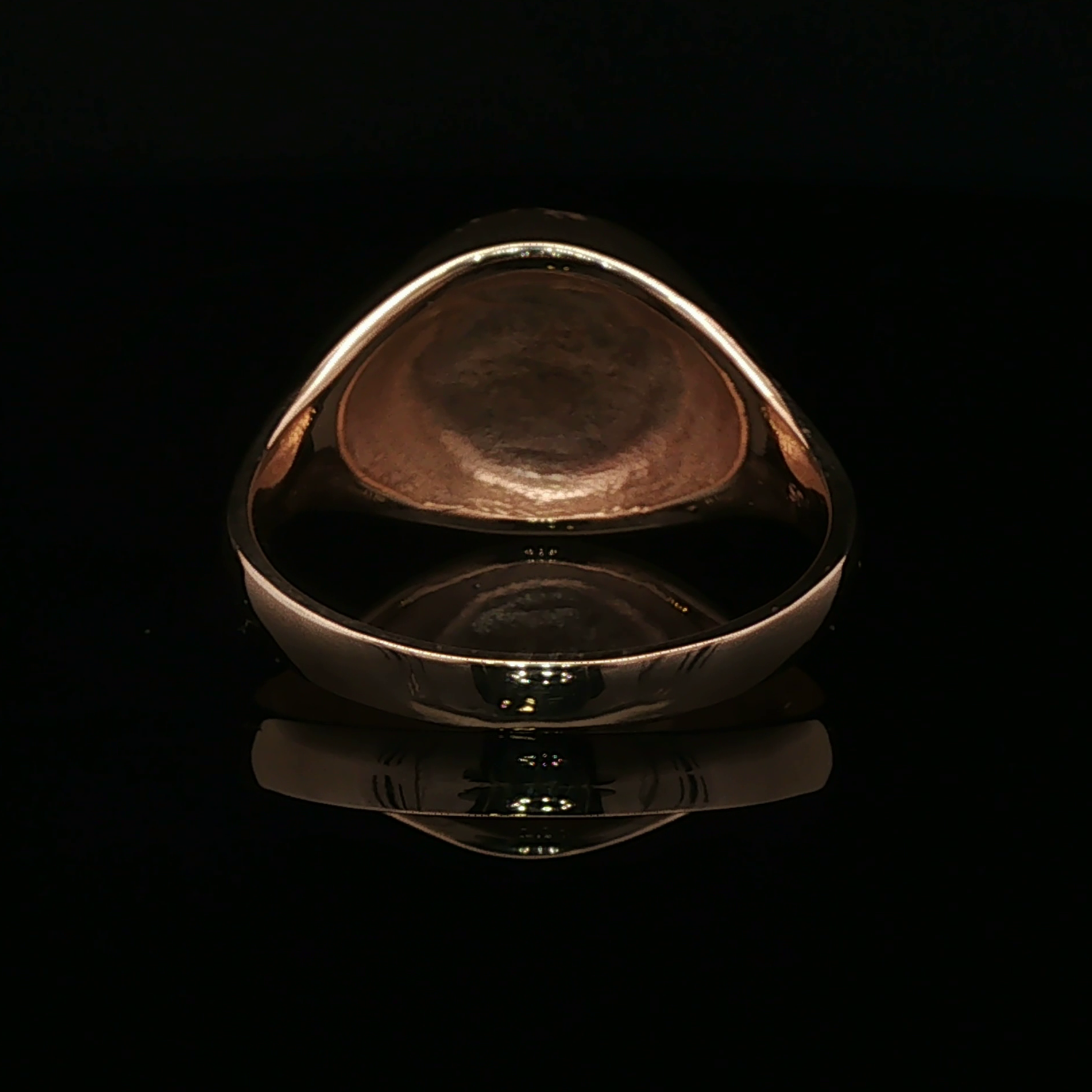 Utena Rose Signet Ring in Antique Bronze - Le Dragon Argenté