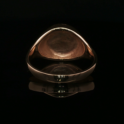 Utena Rose Signet Ring in Antique Bronze - Le Dragon Argenté