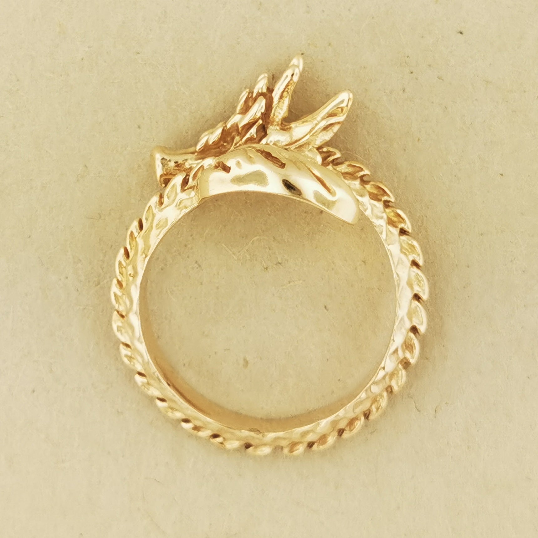 Adjustable Asian Dragon Ring - Le Dragon Argenté