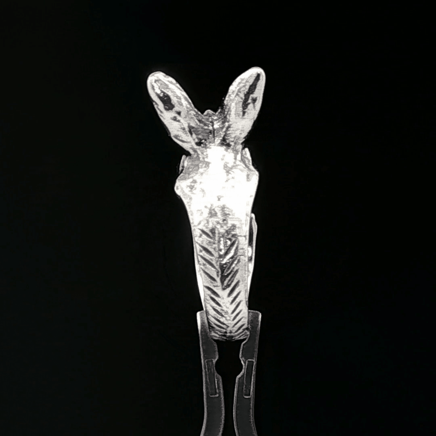 Adjustable bunny rabbit ring by Le Dragon Argenté – cute animal-themed jewellery for nature lovers and whimsical accessory fans.