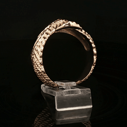 Adjustable Eagle Ring in Antique Bronze - Le Dragon Argenté