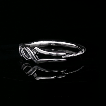 Adjustable NGA Spear Ring - Le Dragon Argenté - adjustable ring - anime - antique bronze ring