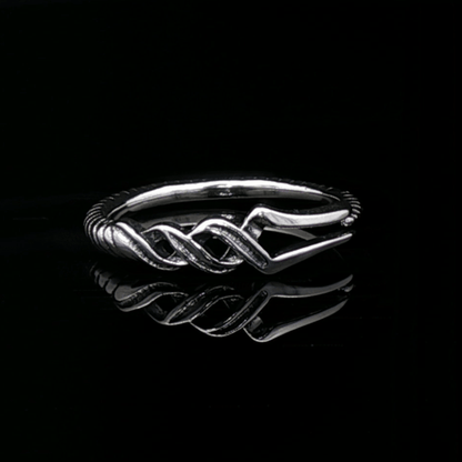 Adjustable NGA Spear Ring - Le Dragon Argenté - adjustable ring - anime - antique bronze ring