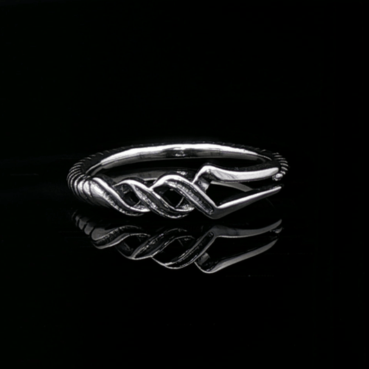 Adjustable NGA Spear Ring - Le Dragon Argenté - adjustable ring - anime - antique bronze ring