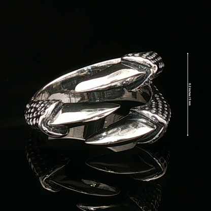 Adjustable Dragon Claw Ring - Le Dragon Argenté