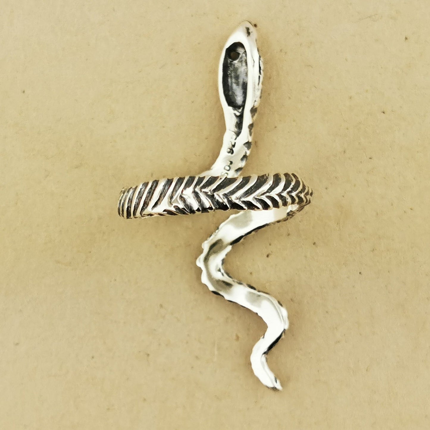 Adjustable snake ring by Le Dragon Argenté – Cleopatra serpent jewellery in sterling silver or antique bronze for fantasy and mythology lovers.