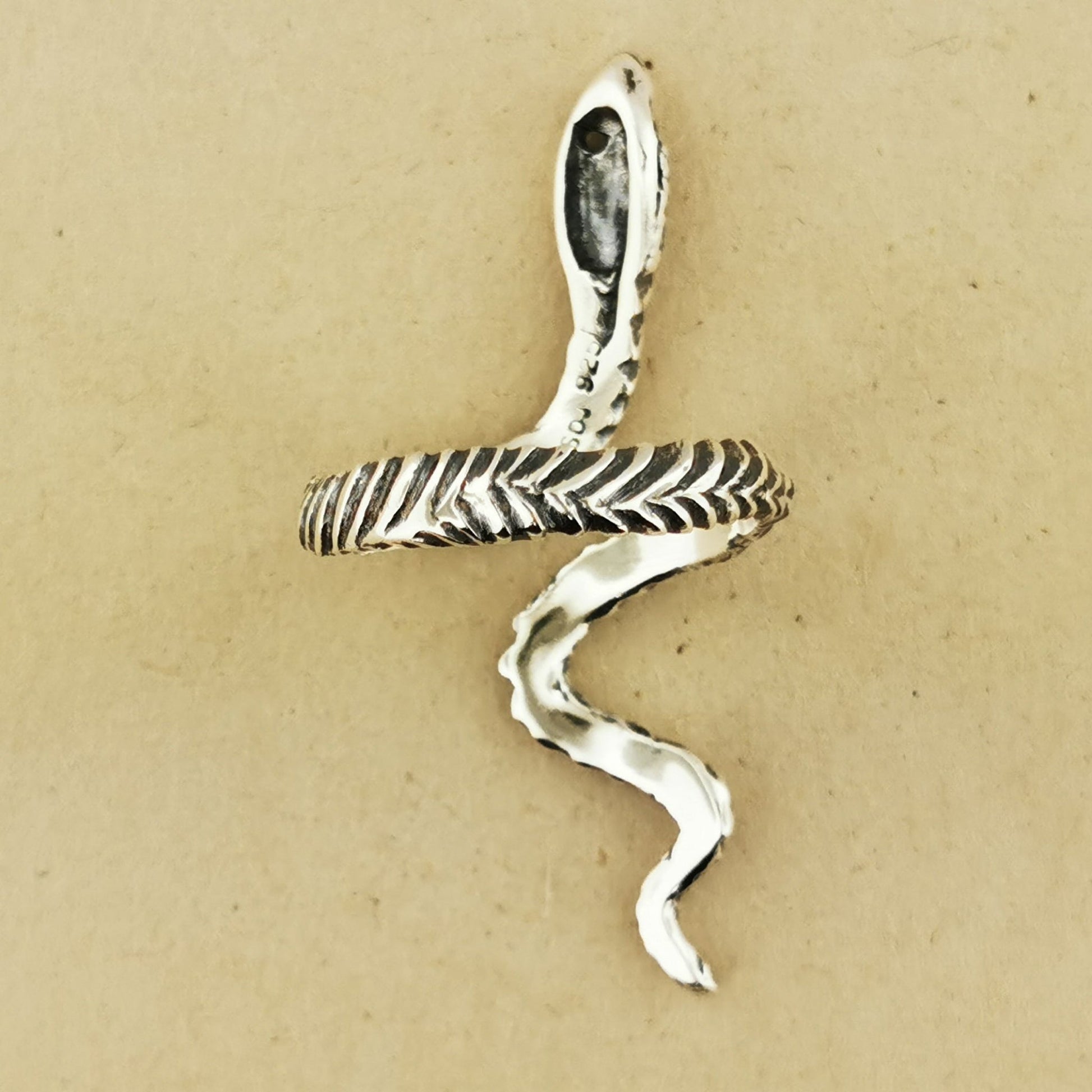 Adjustable snake ring by Le Dragon Argenté – Cleopatra serpent jewellery in sterling silver or antique bronze for fantasy and mythology lovers.