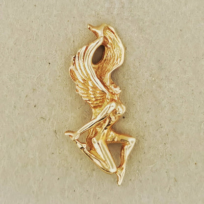 Angel pendant in Sterling Silver or Antique Bronze - Le Dragon Argenté