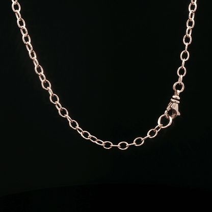 Antique Bronze 3mm Oval Cable Chain Made to Order - Le Dragon Argenté