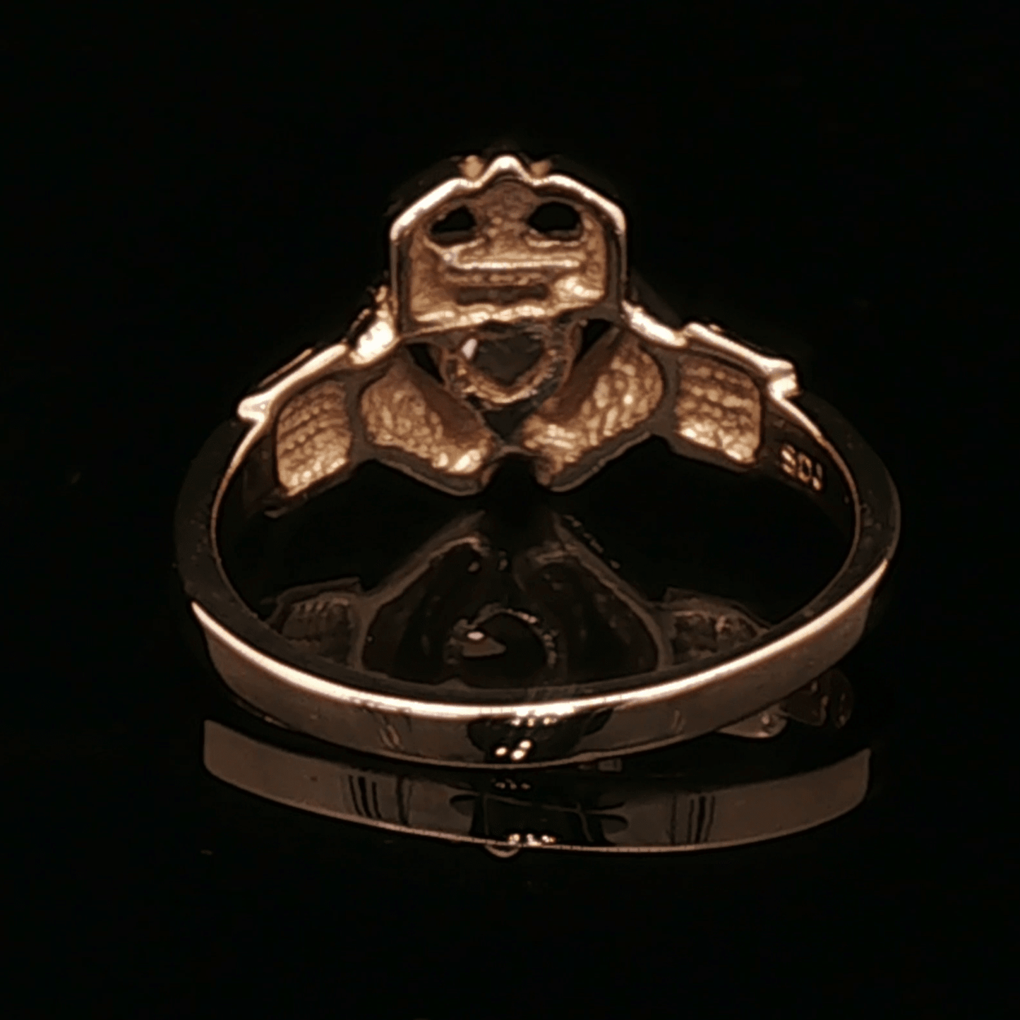 Personalized Claddagh Ring Birthstone Custom Irish Jewelry Celtic Design Antique Bronze Metal CZ Heart Stone Faceted Gemstone Perfect Birthday Gift Anniversary Present Heritage Celebration Handmade Quality Construction Traditional Symbol