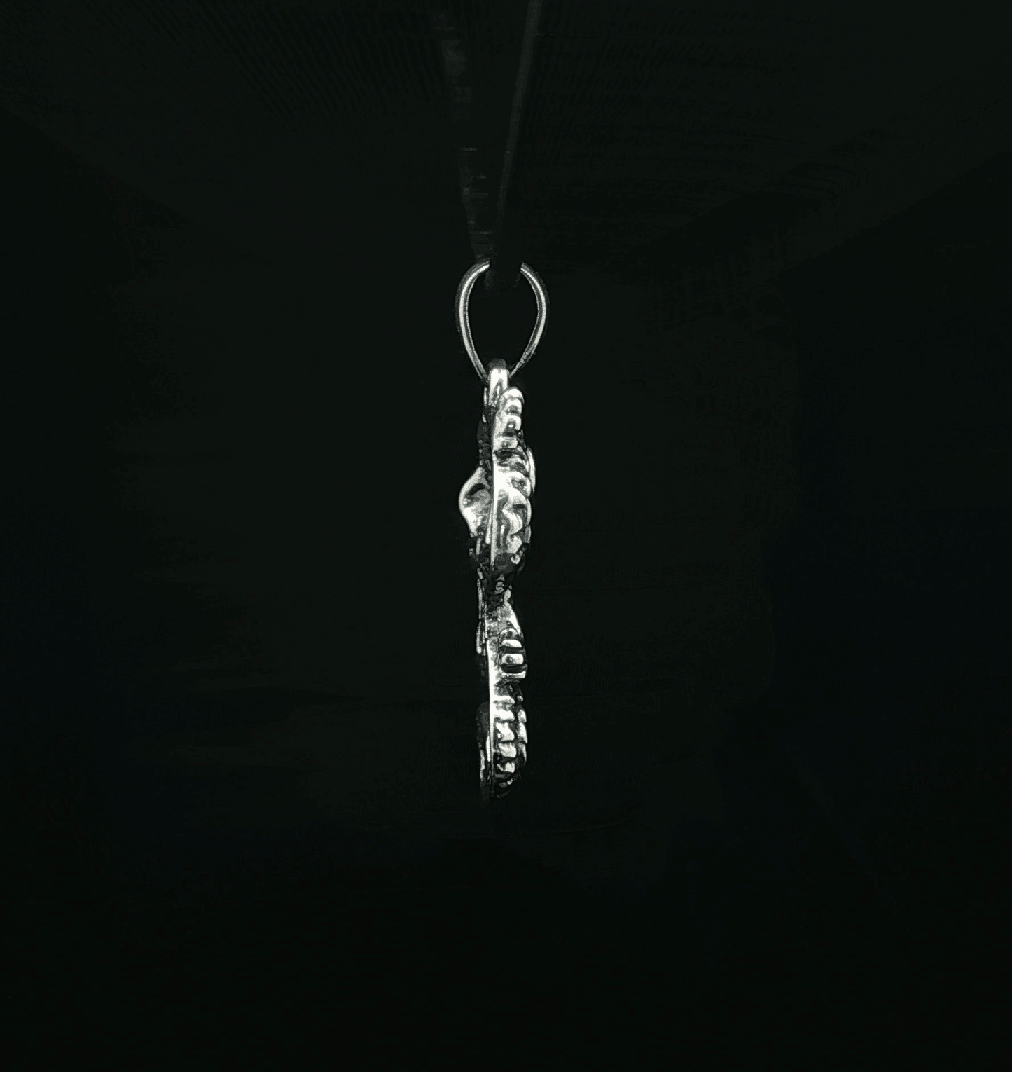 Asian Dragon Pendant In Sterling Silver - Le Dragon Argenté