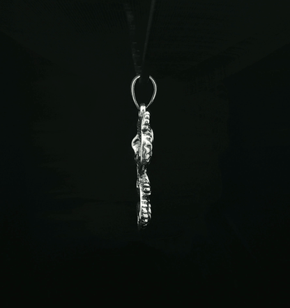 Asian Dragon Pendant In Sterling Silver - Le Dragon Argenté