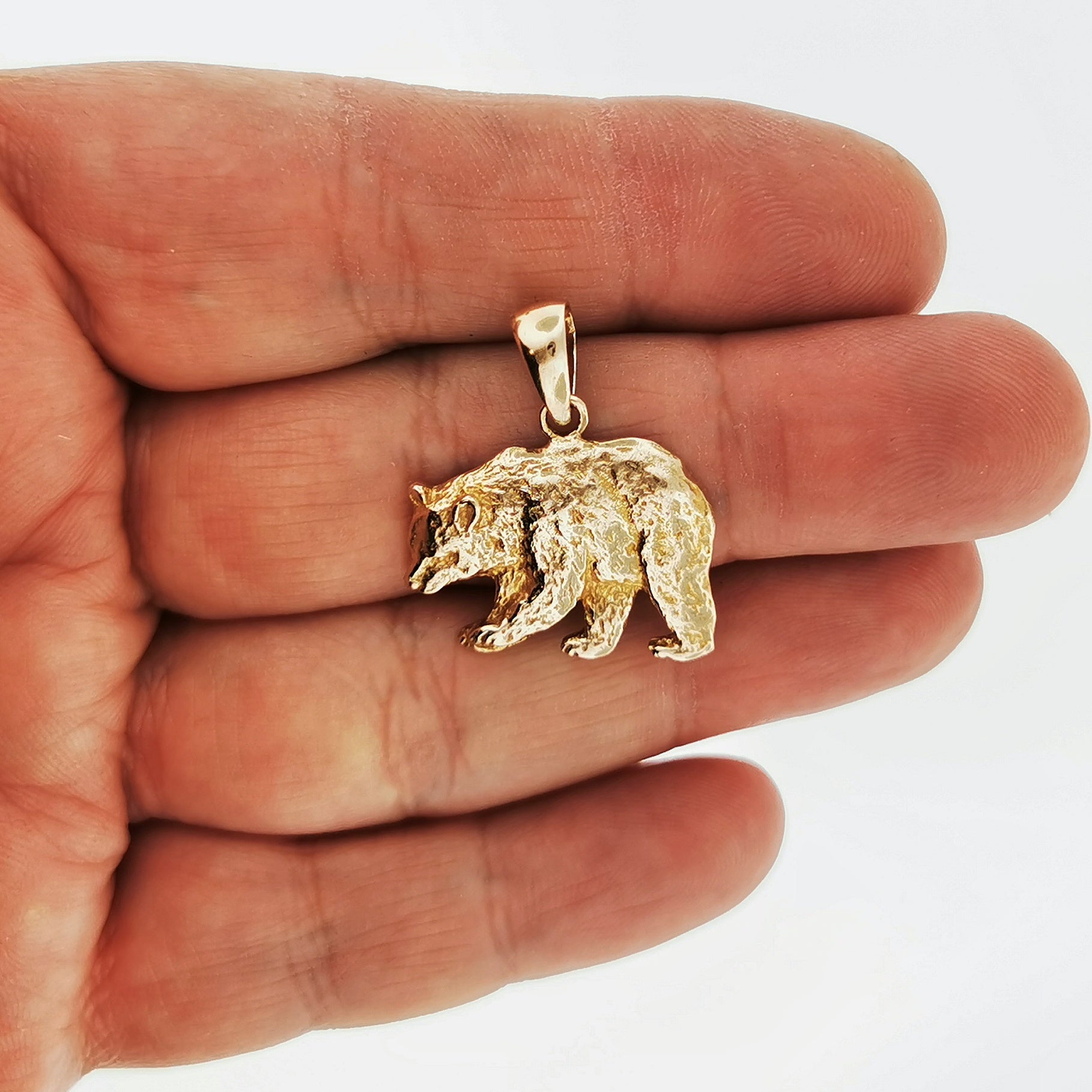 Bear Charm Pendant - Le Dragon Argenté