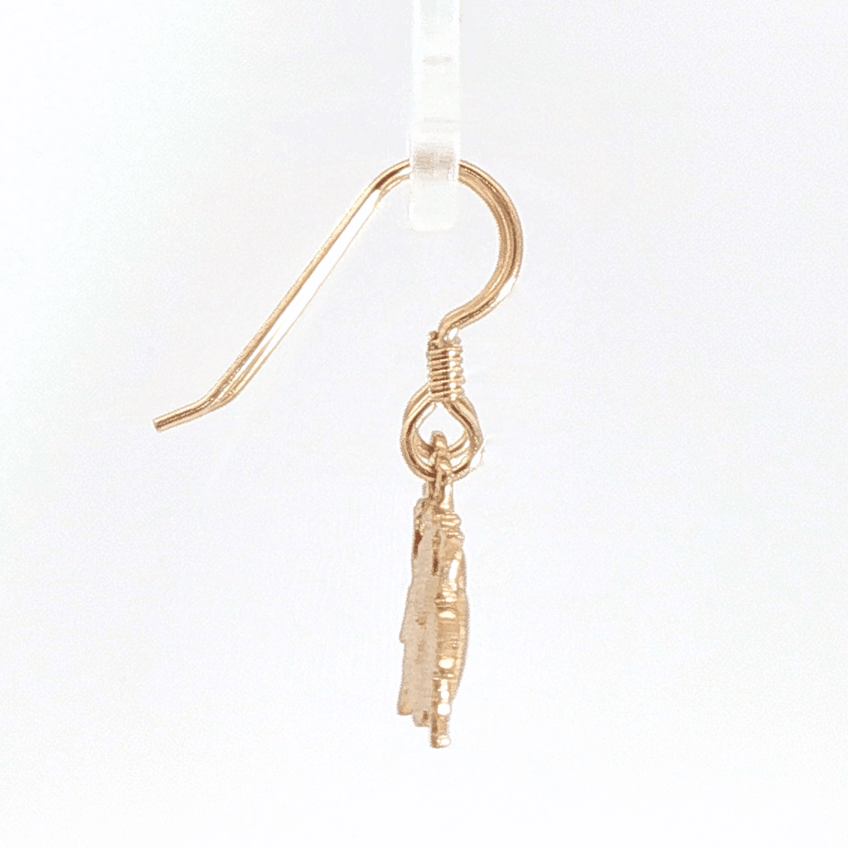 Beetle charm earrings nature inspired insect jewellery - Le Dragon Argenté