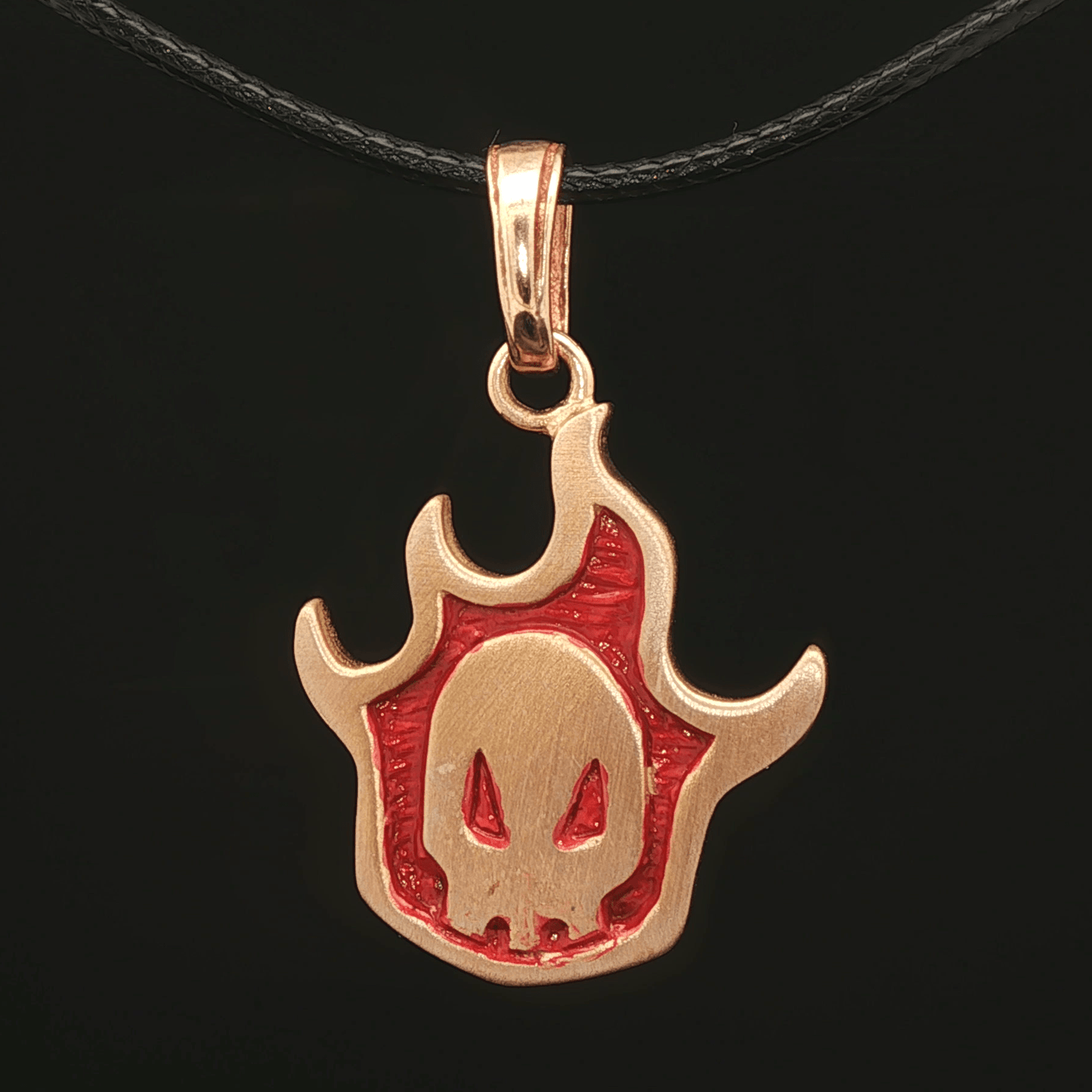 Bleach Pendant in Antique Bronze with Enamel - Le Dragon Argenté - Live Sale - 