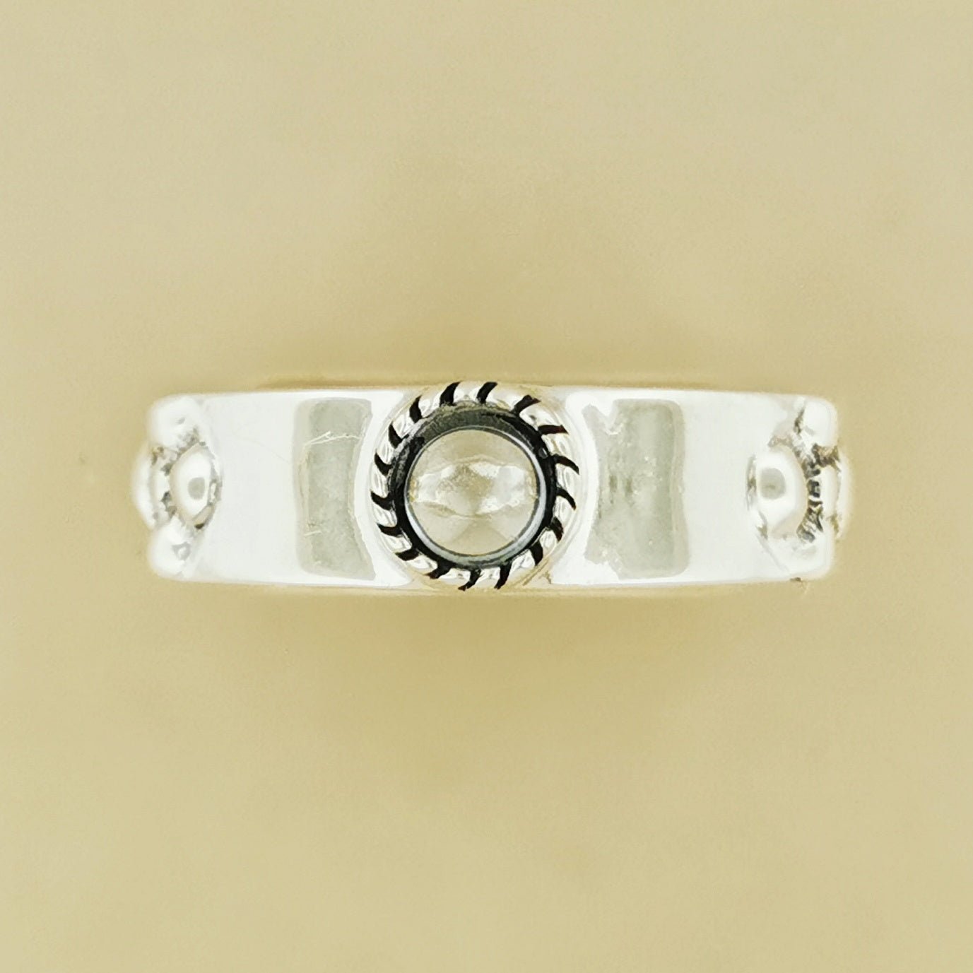 Braidless Howls Moving Castle Ring in Sterling Silver with Imitation Birthstones - Le Dragon Argenté