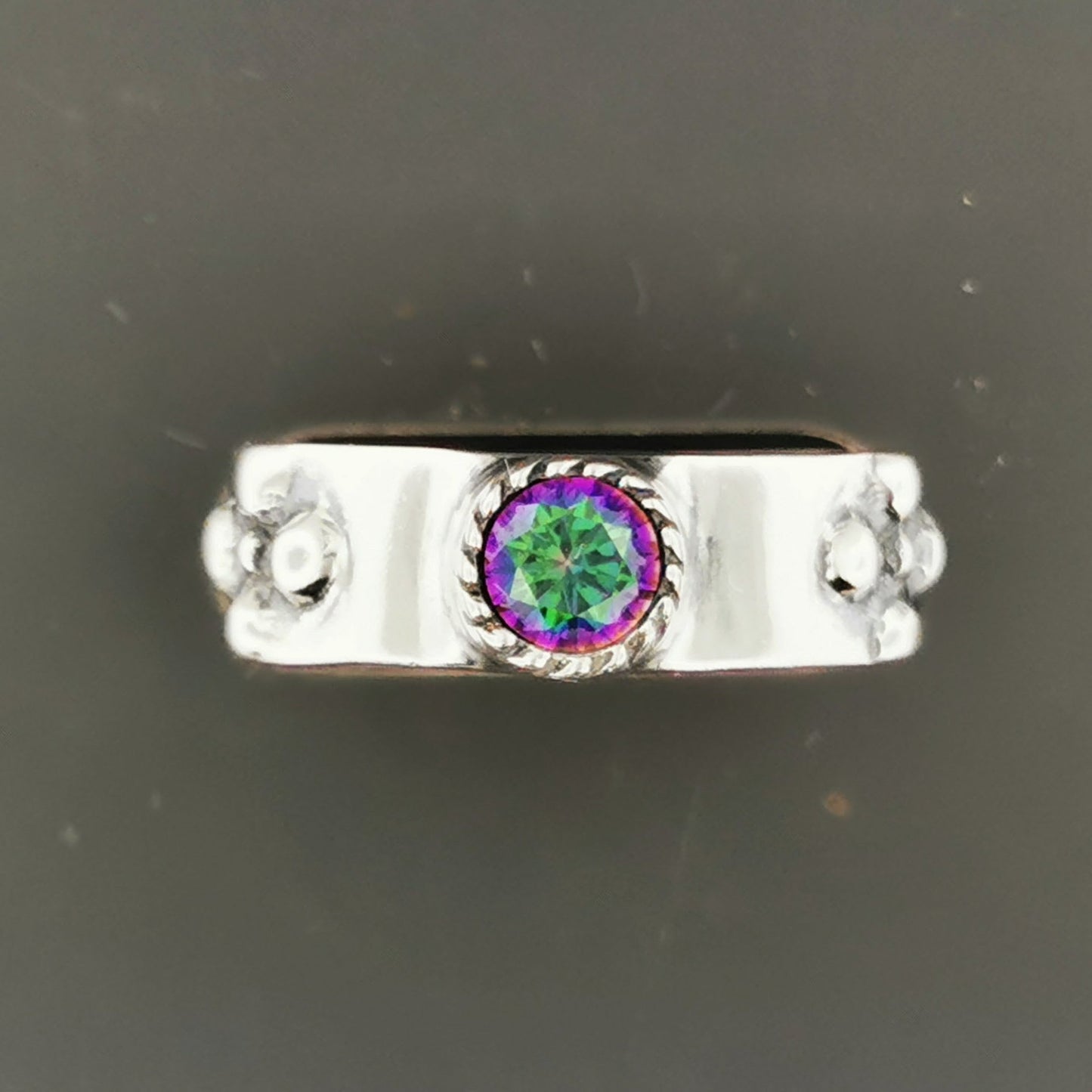 Braidless Howls Moving Castle Ring in Sterling Silver with Imitation Birthstones - Le Dragon Argenté