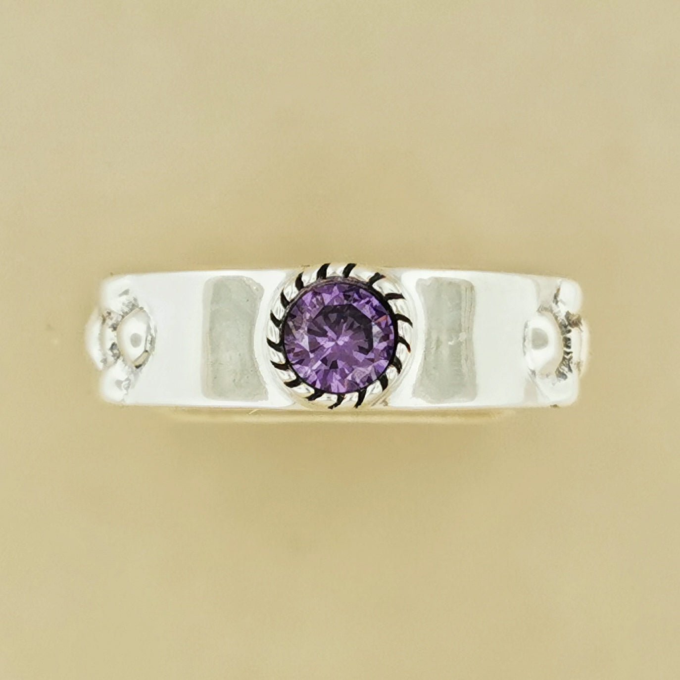 Braidless Howls Moving Castle Ring in Sterling Silver with Imitation Birthstones - Le Dragon Argenté