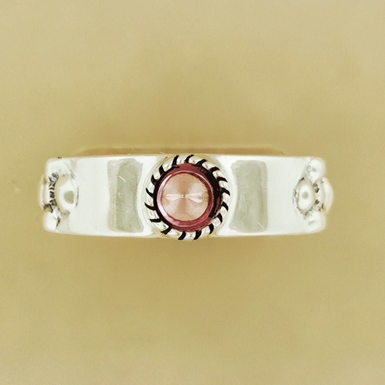 Braidless Howls Moving Castle Ring in Sterling Silver with Imitation Birthstones - Le Dragon Argenté