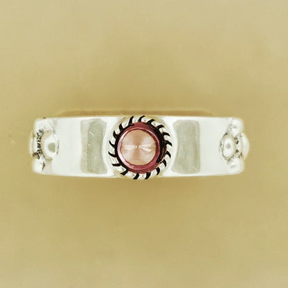 Braidless Howls Moving Castle Ring in Sterling Silver with Imitation Birthstones - Le Dragon Argenté