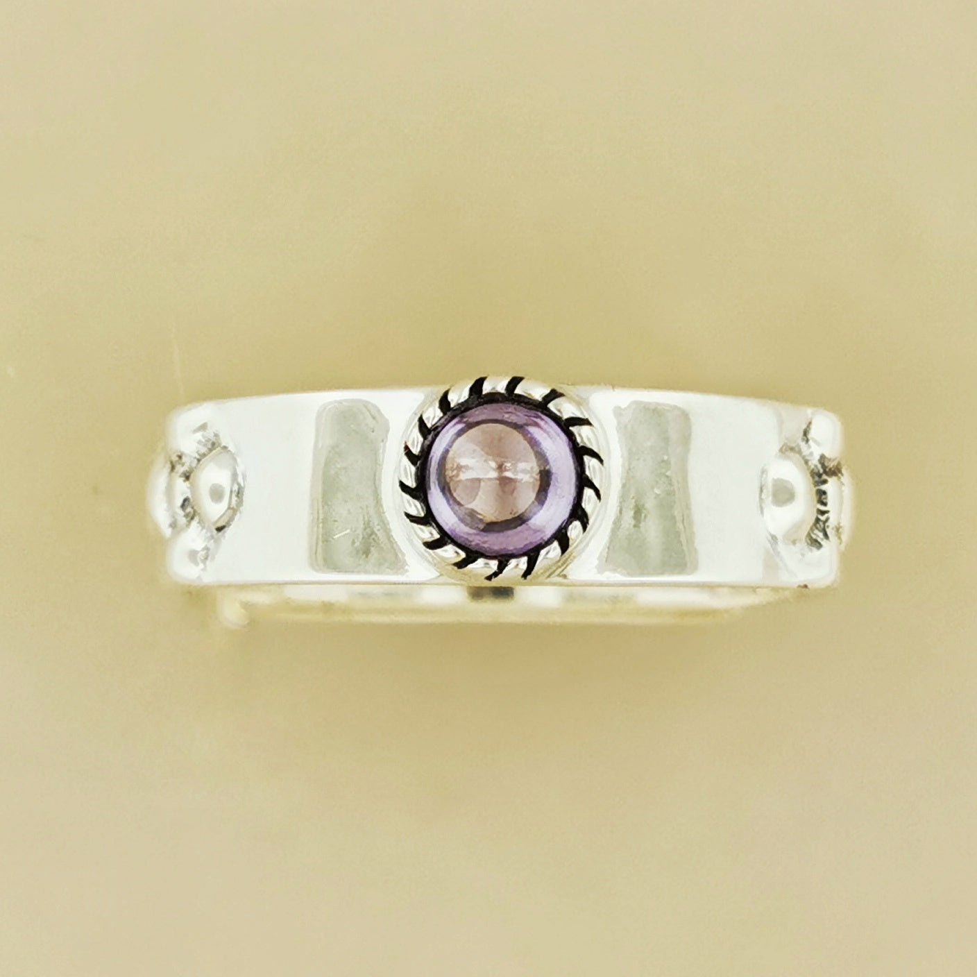 Braidless Howls Moving Castle Ring in Sterling Silver with Imitation Birthstones - Le Dragon Argenté