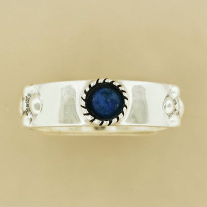 Braidless Howls Moving Castle Ring in Sterling Silver with Natural Gemstones - Le Dragon Argenté