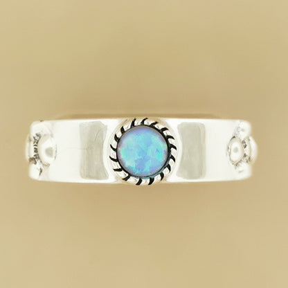 Braidless Howls Moving Castle Ring in Sterling Silver with Natural Gemstones - Le Dragon Argenté