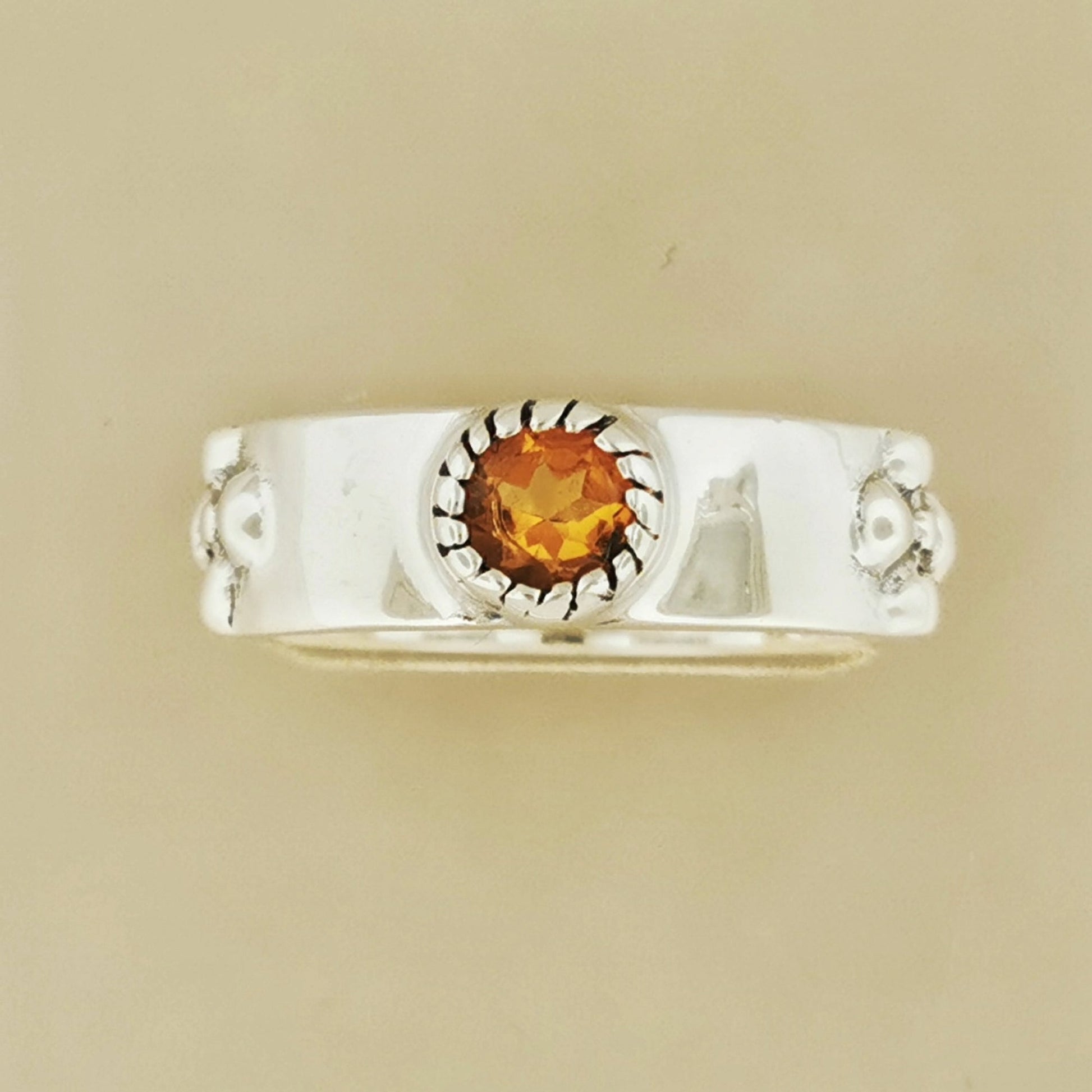 Braidless Howls Moving Castle Ring in Sterling Silver with Natural Gemstones - Le Dragon Argenté