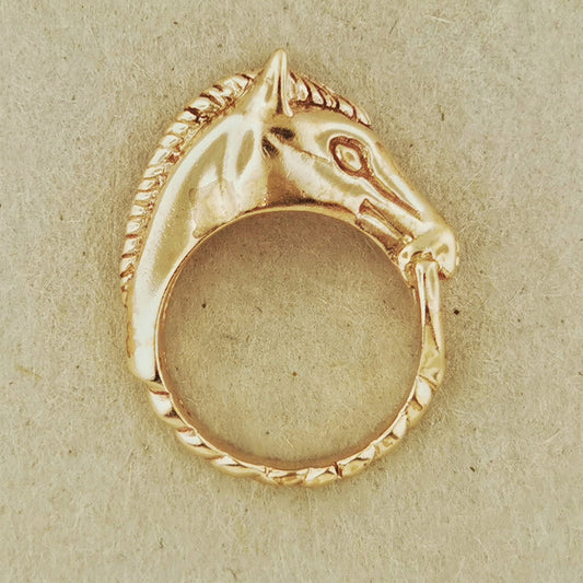 3D Horse Head Ring in antique bronze, Bronze Horse Ring, Bronze Equine Ring, Bronze Equestian Ring, Horse Ring In Bronze, Bronze Horse Jewelry, Bronze Horse Jewellery, Bronze Animal Jewelry, Horse Lover Jewellery, Unisex Silver Horse Ring